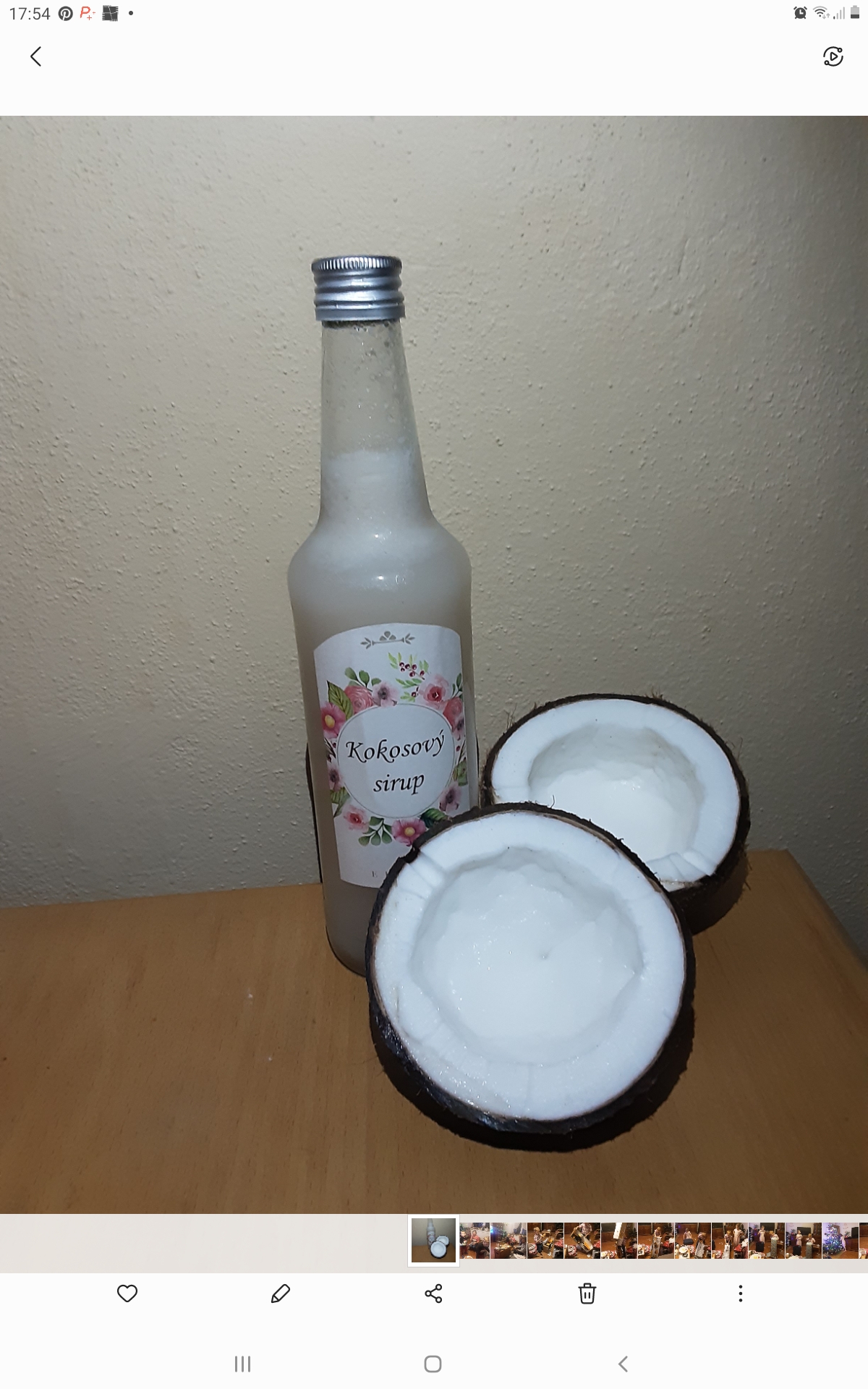Kokosový sirup 0,5